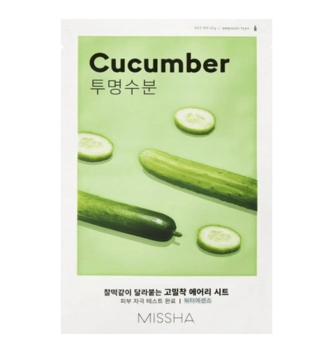 MISSHA - Airy Fit Sheet Mask - Cucumber - 19g