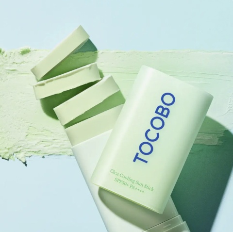 Cica Cooling Sun Stick SPF50+ PA++++, TOCOBO, 18g