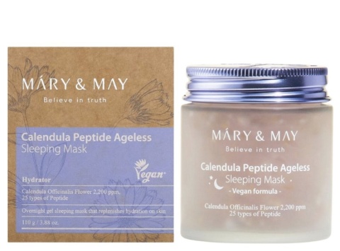 MARY&MAY - Calendula Peptide Ageless Sleeping Mask - 110g