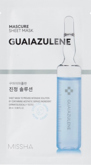 MISSHA - Mascure Guaiazulene Sheet Mask - 28ml