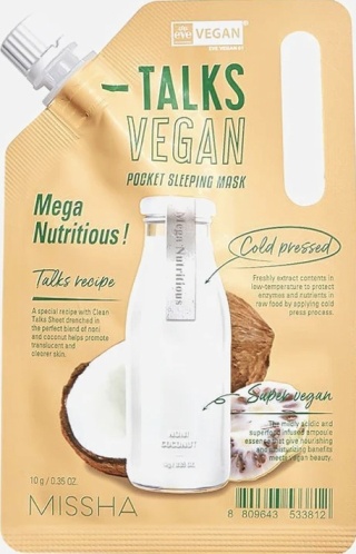 MISSHA - Talks Vegan Squeeze Pocket Sleeping Mask - Mega Nutritious - 10g