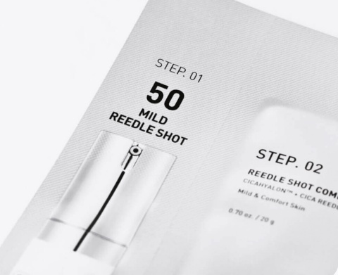 VT COSMETICS Cica x Hyalon Mild Reedle Shot 50 Maska do twarzy dwuetapowa