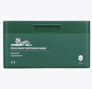 VT COSMETICS Maseczka łagodząca do twarzy z wąkrotką azjatycką Cica Daily Soothing Mask