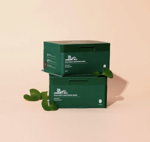 VT COSMETICS Maseczka łagodząca do twarzy z wąkrotką azjatycką Cica Daily Soothing Mask