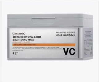 VT COSMETICS Rozjaśniająca maseczka do twarzy z witaminą C Reedle Shot Vita-Light Brightening Mask