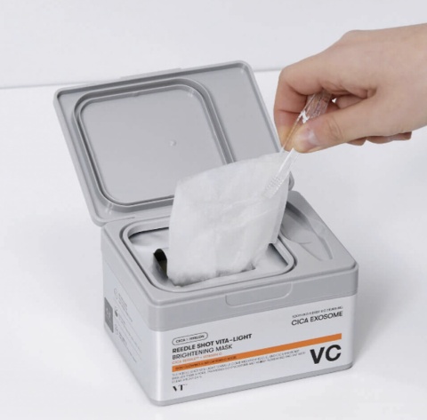 VT COSMETICS Rozjaśniająca maseczka do twarzy z witaminą C Reedle Shot Vita-Light Brightening Mask