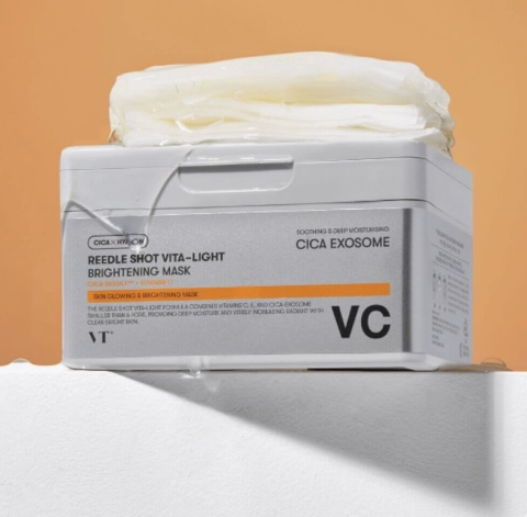 VT COSMETICS Rozjaśniająca maseczka do twarzy z witaminą C Reedle Shot Vita-Light Brightening Mask