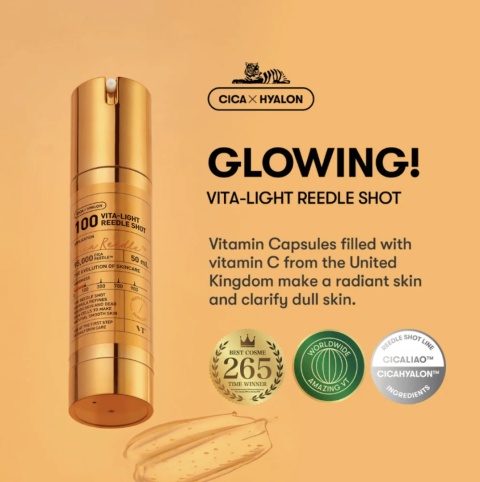 Vita-Light Reedle Shot 100 - Rozświetlające serum z mikroigłami 50ml