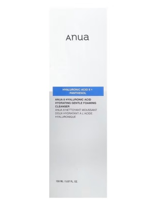 ANUA- 8 Hyaluronic Acid Hydrating Gentle Foaming Cleanser- 150 ml