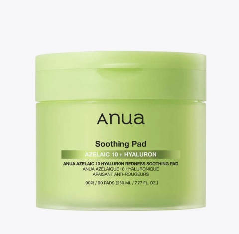 ANUA - Azelaic Acid 10 Hyaluron Redness Soothing Pad - 90szt.
