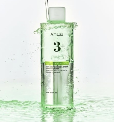 ANUA - Azelaic Acid 3 Cica Skin Clarifying Toner - toner oczyszczający z kwasem azelainowym i wąkrotą azjatycką- 250ml