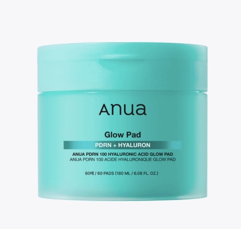 ANUA PDRN 100 Hyaluronic Acid Glow Pad - 180ml/60szt