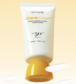 ANUA Zero-Cast Moisturizing Finish Sunscreen 50ml