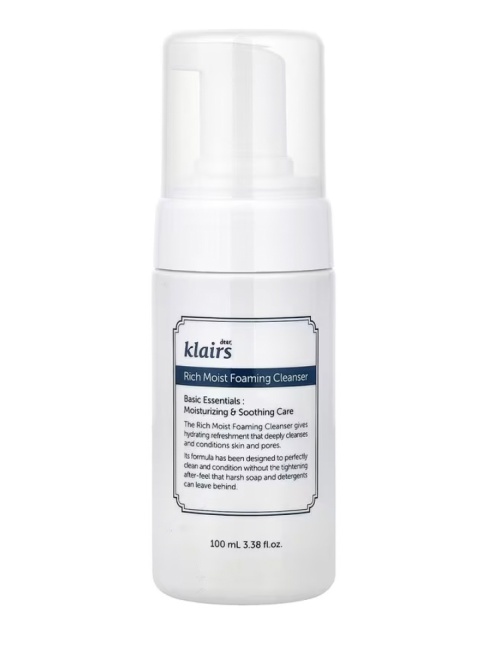 Dear, Klairs - Intensywna, nawilżająca pianka oczyszczająca - 100 ml