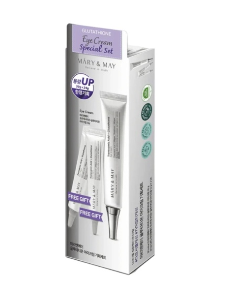 Mary & May Mary&May Zestaw Kremów Pod Oczy Z Glutationem 2szt. 30G+12G