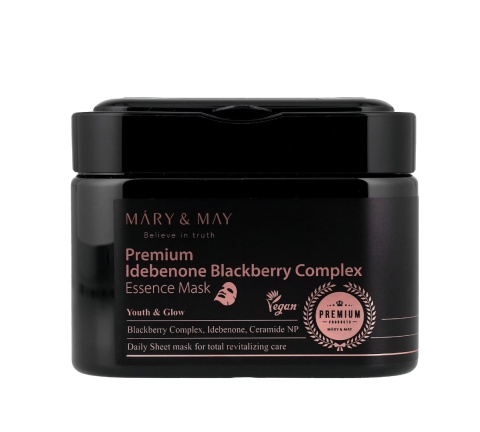 Mary&May - Premium Idebenone Blackberry Complex Essence Mask - 20szt.