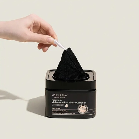 Mary&May - Premium Idebenone Blackberry Complex Essence Mask - 20szt.