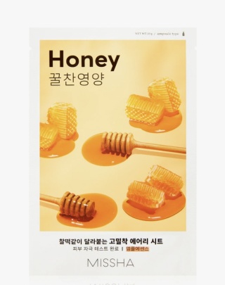 MISSHA - Airy Fit Honey maska rozświetlająca w płacie - 19g