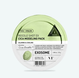 VT Cosmetics - Reedle Shot EX Cica Modeling Pack, alginatowa maska z mikroigłami