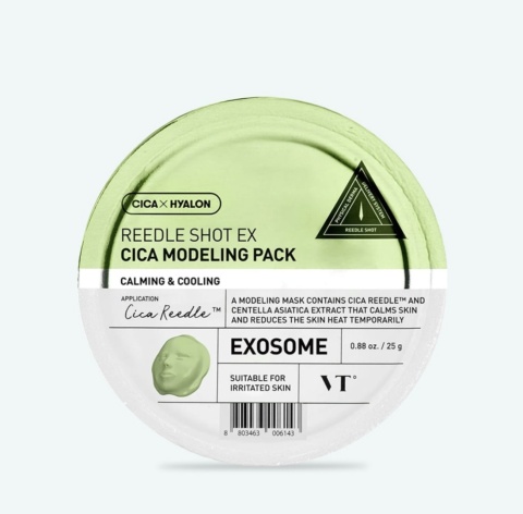 VT Cosmetics - Reedle Shot EX Cica Modeling Pack, alginatowa maska z mikroigłami