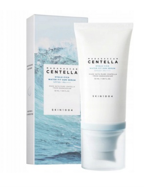 SKIN1004 - Madagascar Centella Hyalu-Cica Water-Fit Sun Serum SPF50+ PA++++ - Nawilżający Krem Przeciwsłoneczny - 50ml