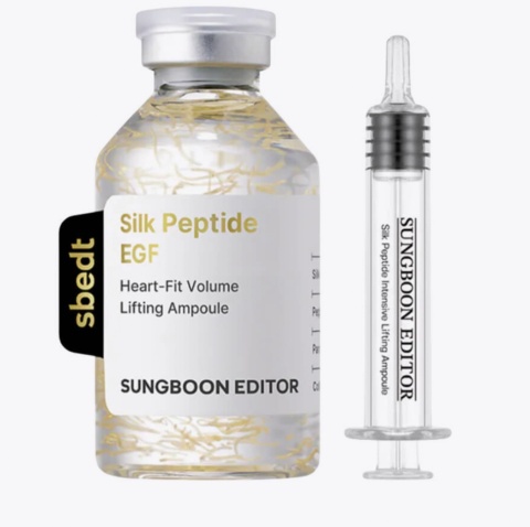 SUNGBOON EDITOR Silk Peptide Intensive Lifting Ampoule – Intensywnie Liftingująca Ampułka do Twarzy 35 ml