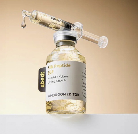 SUNGBOON EDITOR Silk Peptide Intensive Lifting Ampoule – Intensywnie Liftingująca Ampułka do Twarzy 35 ml