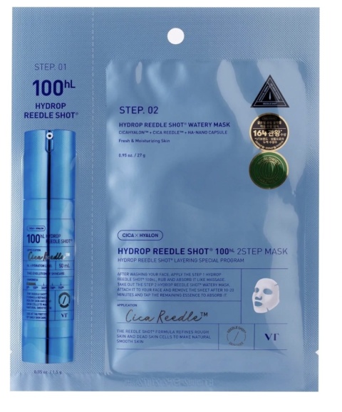 VT Cosmetics - Hydrop Reedle Shot 100hL 2-Step Mask