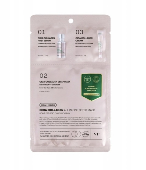 VT Cosmetics - Cica Collagen All In One 3Steps Mask